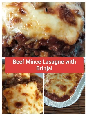 Beef Mince Lasagne with Brinjal