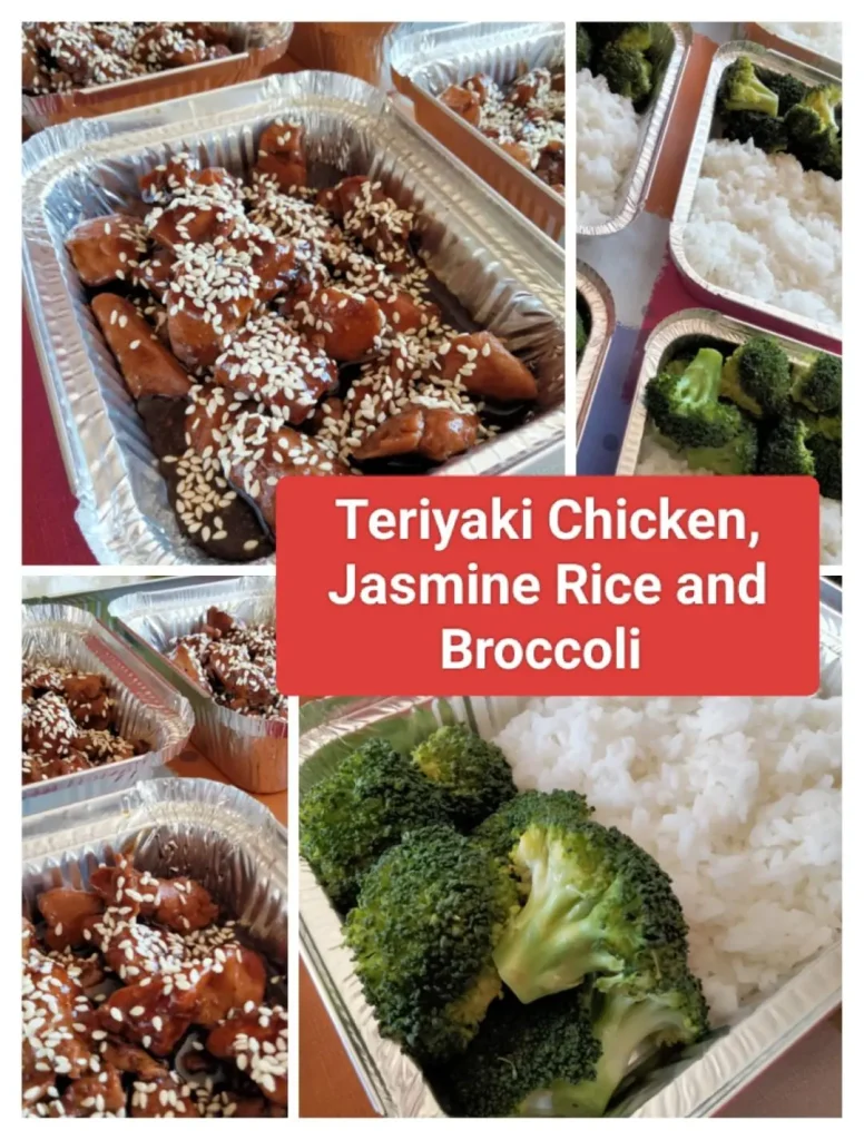 Teriyaki Chicken, Jasmine Rice and Broccoli
