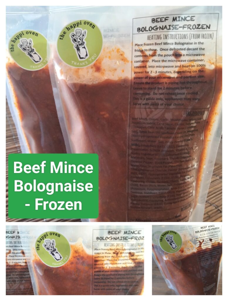Beef Mince Bolognaise - Frozen